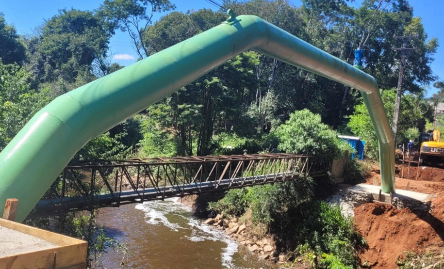 Nova adutora do Rio Pitangui vai aumentar em 15% a capacidade de abastecimento em Ponta Grossa