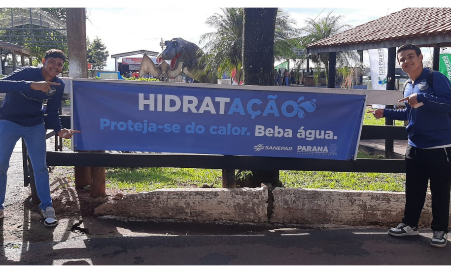 SANEPAR PONTOS GRATUITOS HIDRATAÇÃO EXPOUMUARAMA