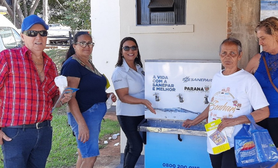 SANEPAR PONTOS GRATUITOS HIDRATAÇÃO EXPOUMUARAMA