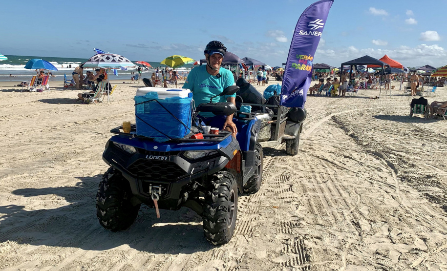 Limpeza diurna: aumento de 31,76% na coleta de lixo diurna em relação ao mesmo feriado prolongado de 2024 (Sanepar)