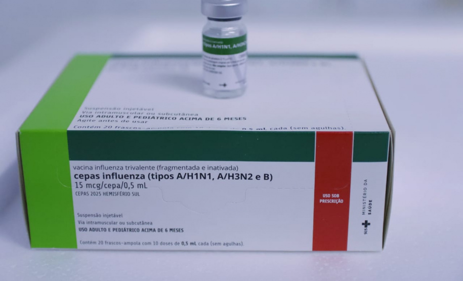 Paraná recebe 332 mil vacinas contra Influenza e se prepara para início da campanha