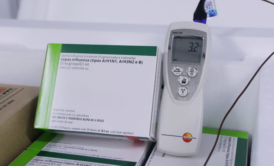 Paraná recebe 332 mil vacinas contra Influenza e se prepara para início da campanha