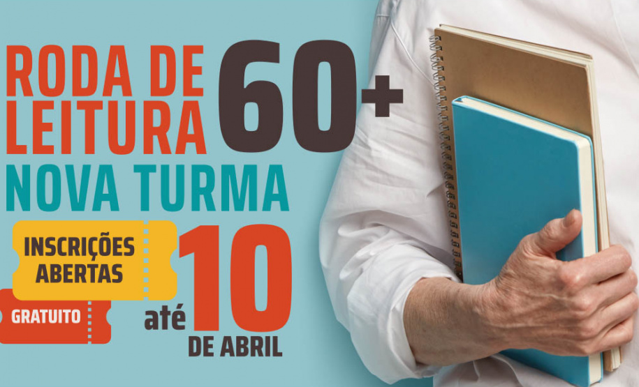 Biblioteca Pública abre inscrições para o projeto “Roda de Leitura 60+”