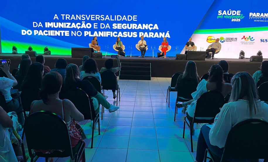 Saúde em Movimento: 3º Encontro Estadual do PlanificaSUS Paraná discute Segurança do Paciente e Imunização