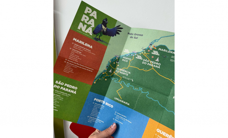 Estado divulga resultados do 1º edital para seleção de produtos e serviços turísticos em materiais promocionais