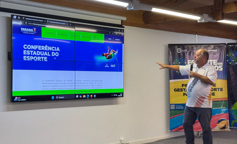 ESPORTE CONFERENCIA ESTADUAL DO ESPORTE