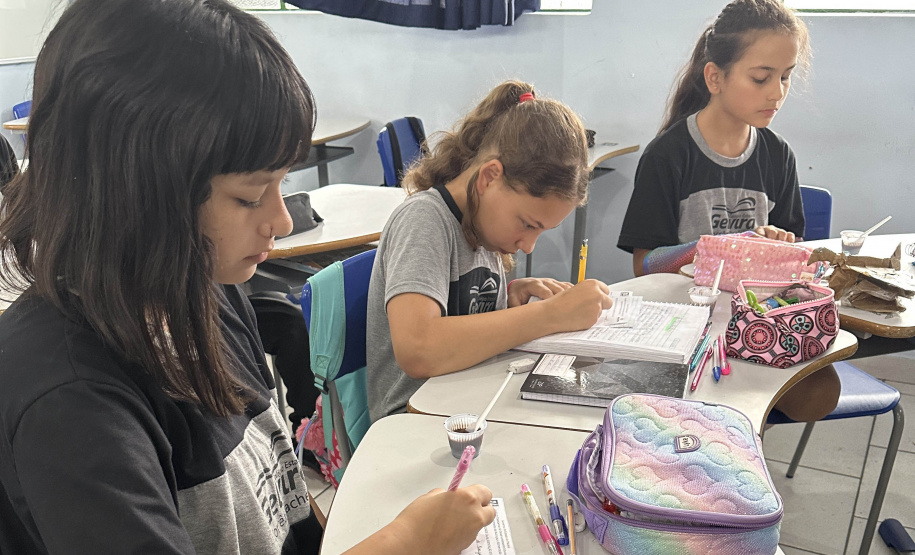 Estudantes do CE Gelvira Corrêa Pacheco avaliam a inclusão de novo alimento no cardápio escolar