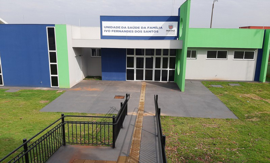 Unidade de Saúde da Família, em Palotina.