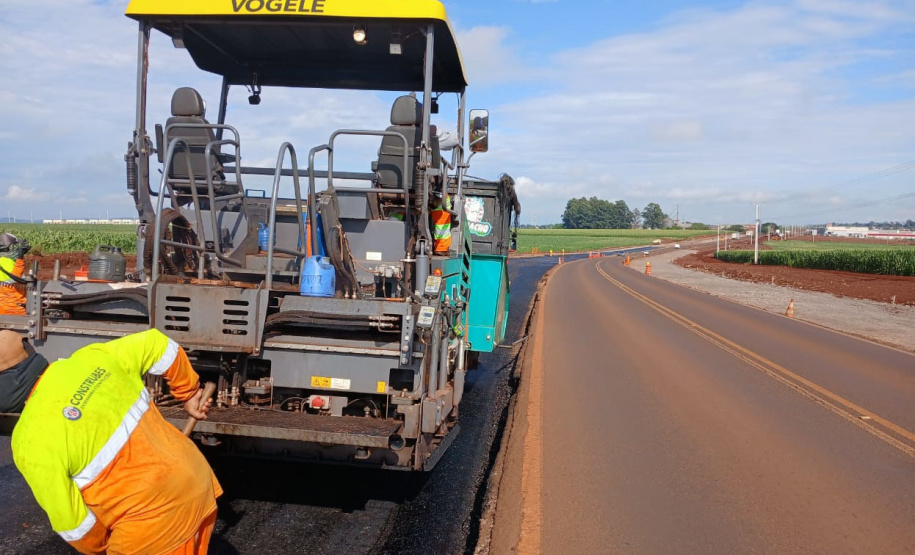 Duplicação de rodovia em Toledo mantém bom ritmo de trabalhos