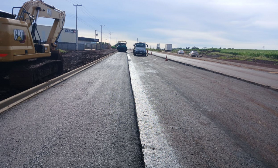 Duplicação de rodovia em Toledo mantém bom ritmo de trabalhos