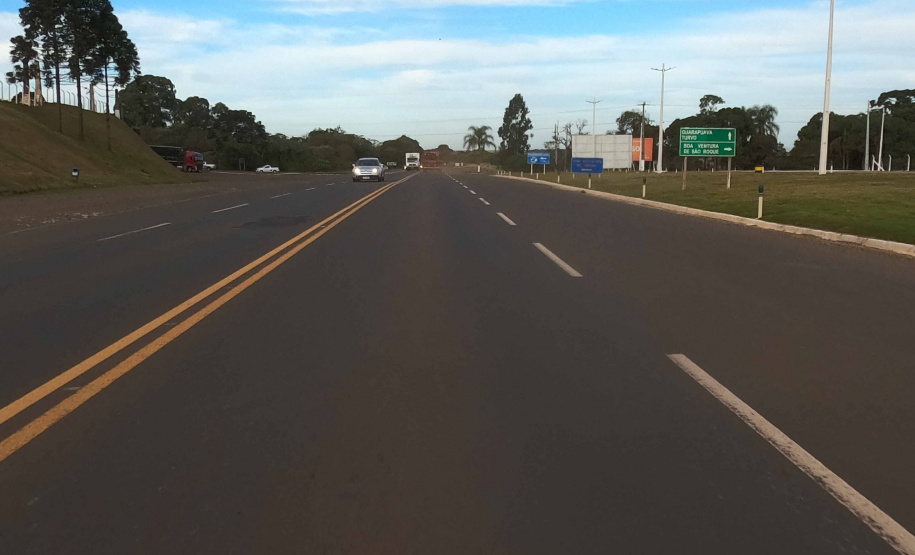 Contratada duplicação da rodovia entre Pitanga e Turvo por R$ 514 milhões