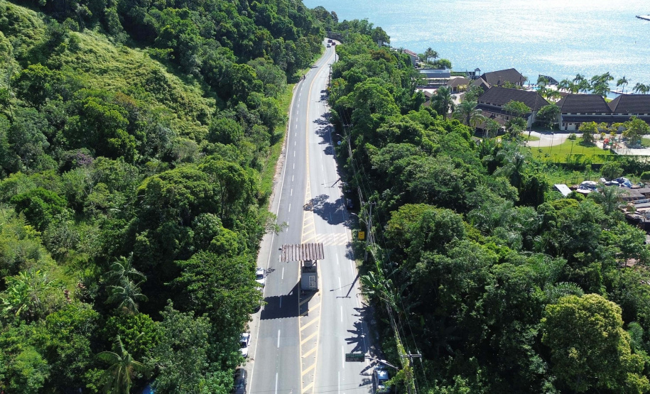 DER PR-807 em Guaratuba