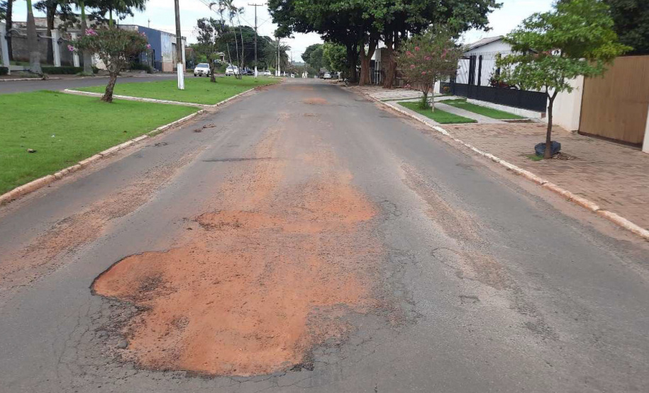 Recuperação de ruas em Tamboara