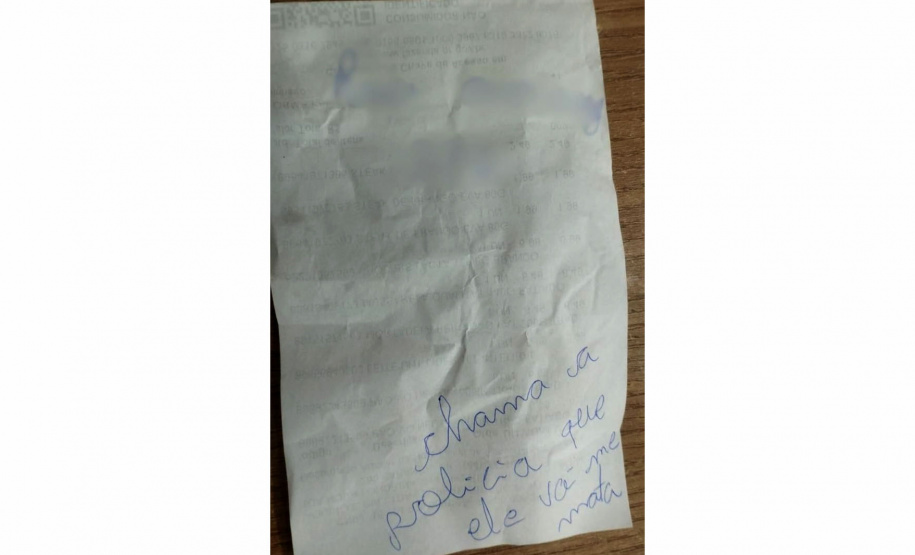 Após pedido de ajuda em bilhete, Polícia Militar prende homem suspeito de agressão à esposa