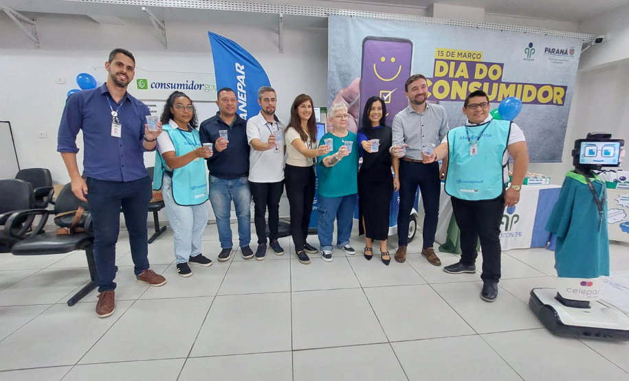 Dia Internacional do Consumidor: Sanepar participa de evento no Procon, em Curitiba