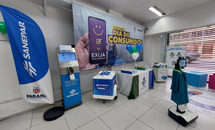 Dia Internacional do Consumidor: Sanepar participa de evento no Procon, em Curitiba