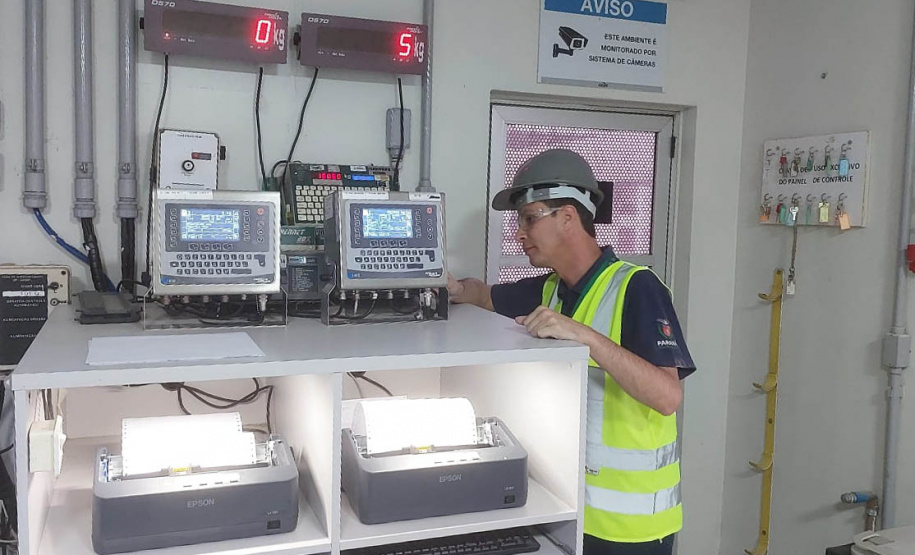 O Instituto de Pesos e Medidas do Paraná realiza o controle metrológico das balanças do Porto de Paranaguá