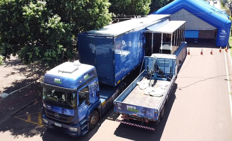 Carreta da Inovação leva ações para moradores de Cianorte e  São Mateus do Sul