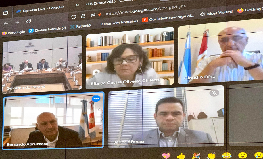 Reunião da Zicosul fortalece integração do Brasil com países da região na gestão presidida pelo governador do Paraná