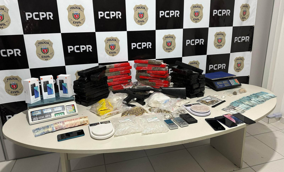 PCPR cumpre 36 mandados contra organização criminosa ligada ao tráfico e lavagem de dinheiro