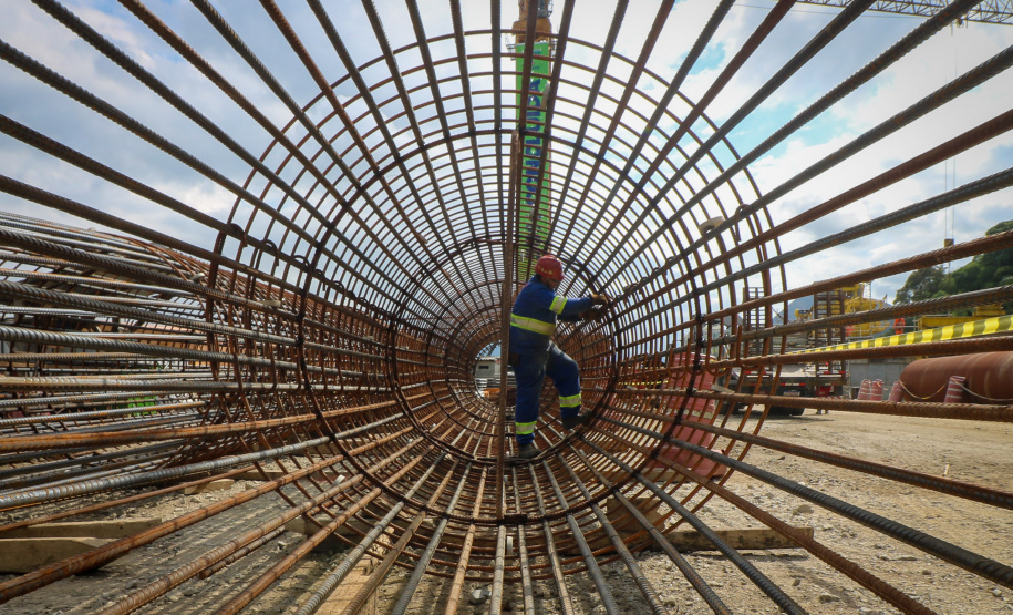 Dia do Trabalhador: as mãos que constroem a Ponte de Guaratuba - 30/04/2025 - Foto: Geraldo Bubniak/AEN