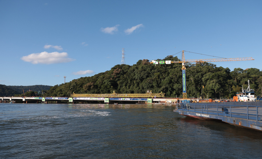 Dia do Trabalhador: as mãos que constroem a Ponte de Guaratuba - 30/04/2025 - Foto: Geraldo Bubniak/AEN