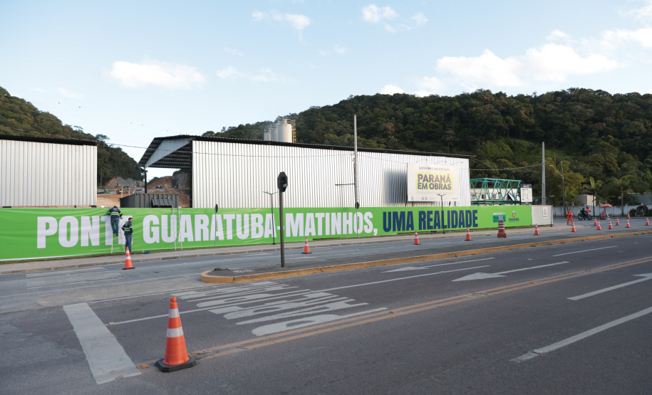 Dia do Trabalhador: as mãos que constroem a Ponte de Guaratuba - 30/04/2025 - Foto: Geraldo Bubniak/AEN