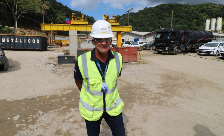 Dia do Trabalhador: as mãos que constroem a Ponte de Guaratuba - 30/04/2025 - Foto: Geraldo Bubniak/AEN