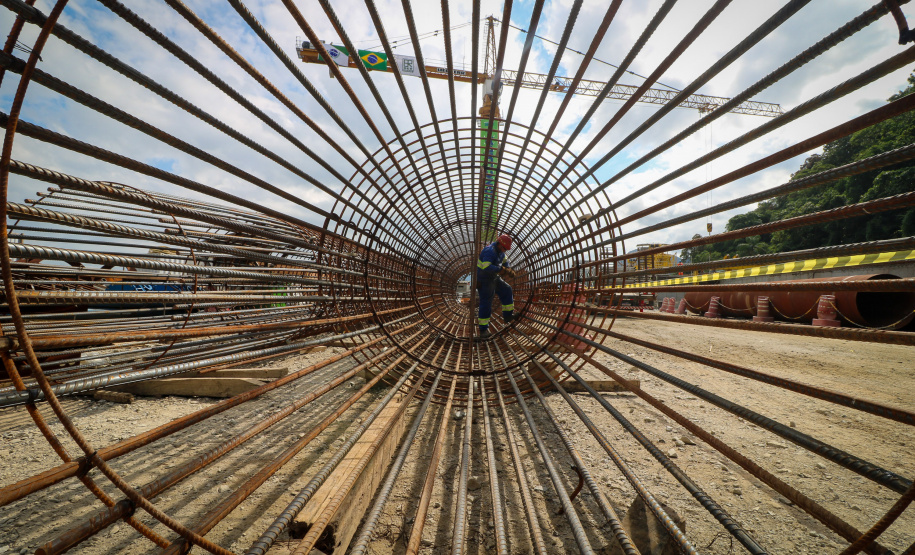 Dia do Trabalhador: as mãos que constroem a Ponte de Guaratuba - 30/04/2025 - Foto: Geraldo Bubniak/AEN