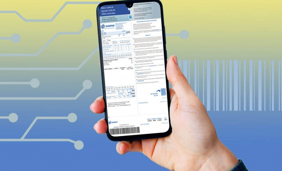 Receba informação da Sanepar. Atualize seu cadastro no site ou no APP