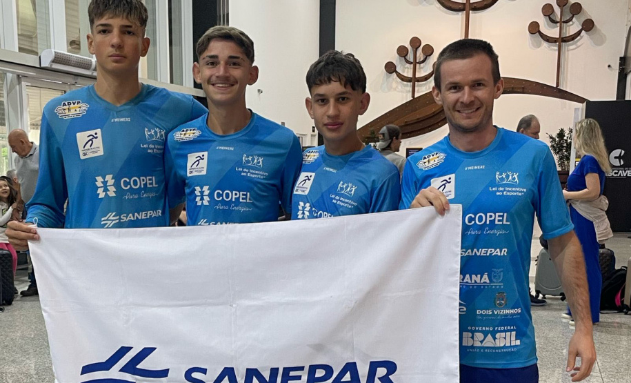 Com apoio da Sanepar atletas de vôlei de praia defendem o Brasil na Sérvia