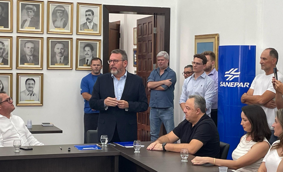 Sanepar e Prefeitura anunciam obra de novo sistema de abastecimento de água para área rural da Lapa