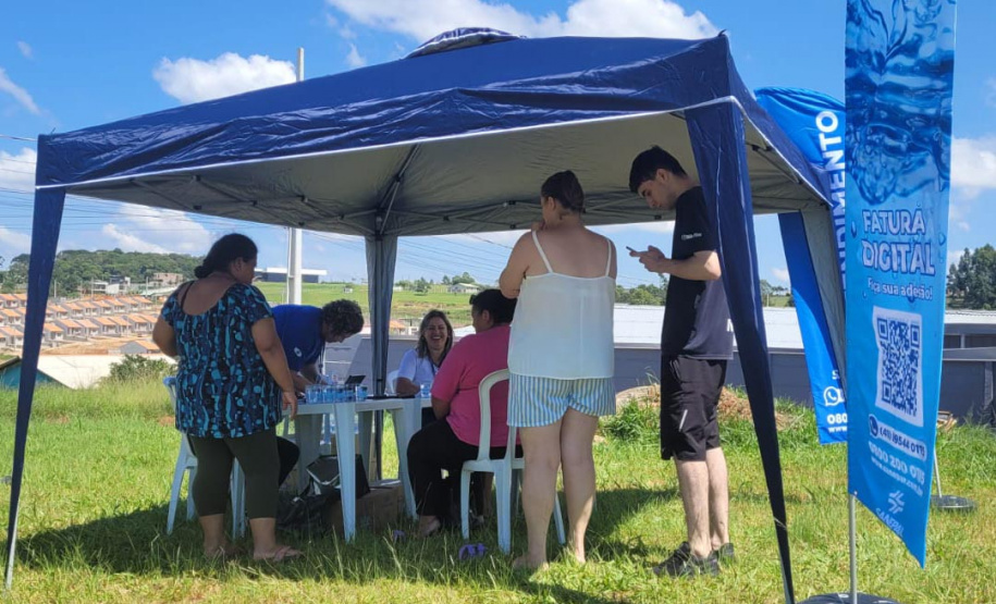 Equipes comerciais da Sanepar farão atendimento em bairros de Ponta Grossa neste sábado