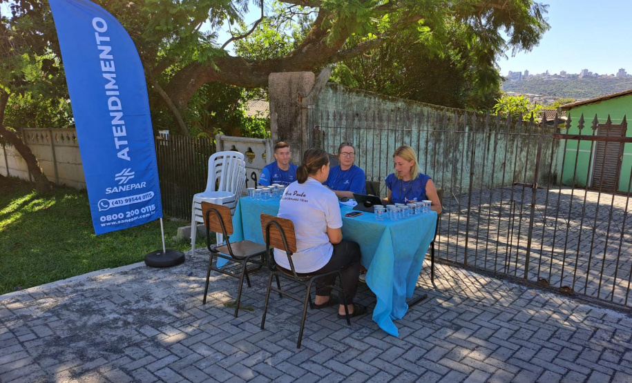 Equipes comerciais da Sanepar farão atendimento em bairros de Ponta Grossa neste sábado