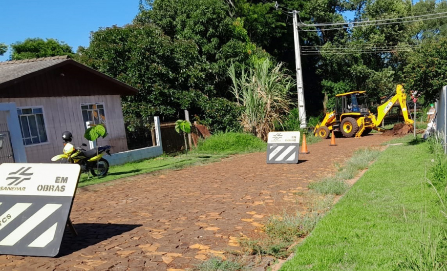 SANEPAR OBRAS DE ESGOTO BOA VISTA DA APARECIDA