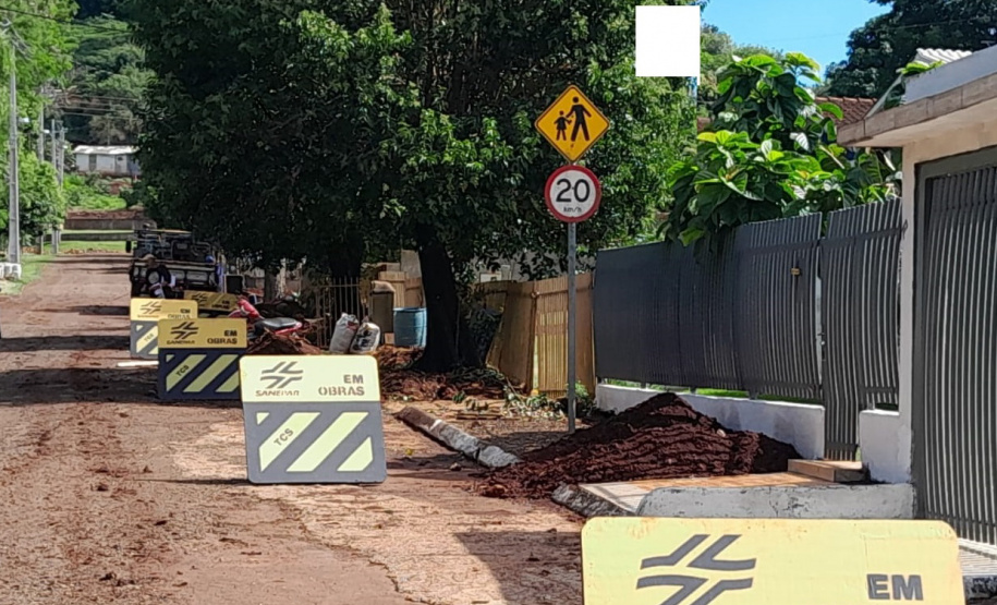 SANEPAR OBRAS DE ESGOTO BOA VISTA DA APARECIDA