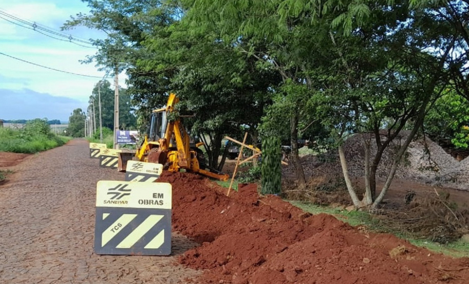 SANEPAR OBRAS DE ESGOTO BOA VISTA DA APARECIDA
