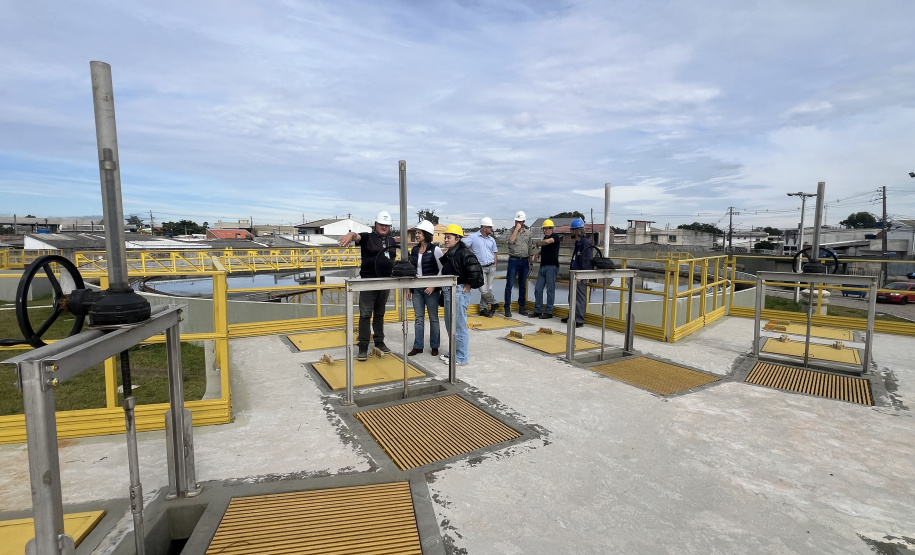 Obras na ETE Atuba Sul chegam à etapa final com eficiência e inovabilidade