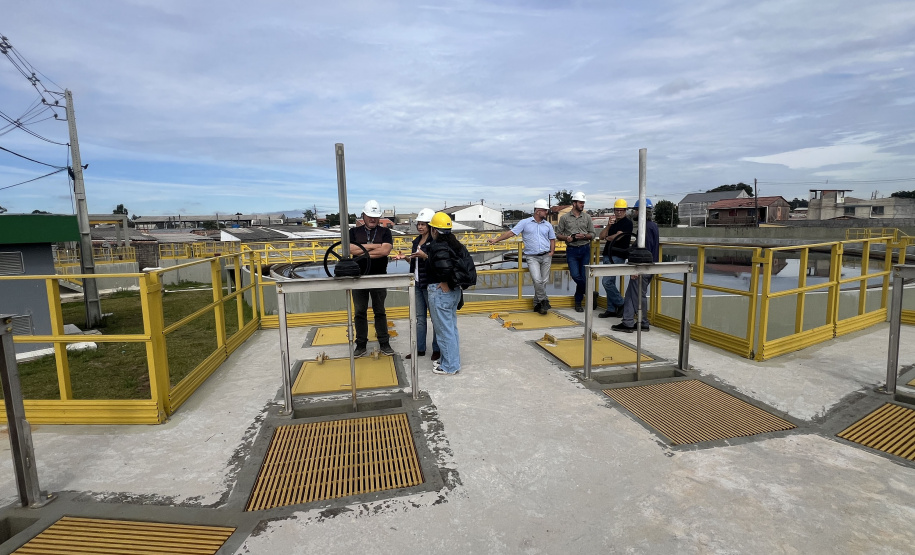 Obras na ETE Atuba Sul chegam à etapa final com eficiência e inovabilidade