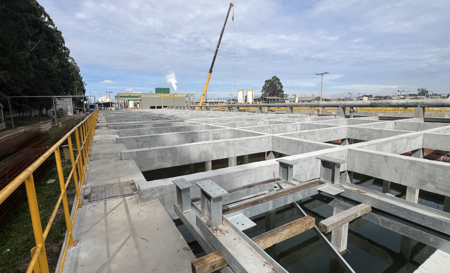 Obras na ETE Atuba Sul chegam à etapa final com eficiência e inovabilidade