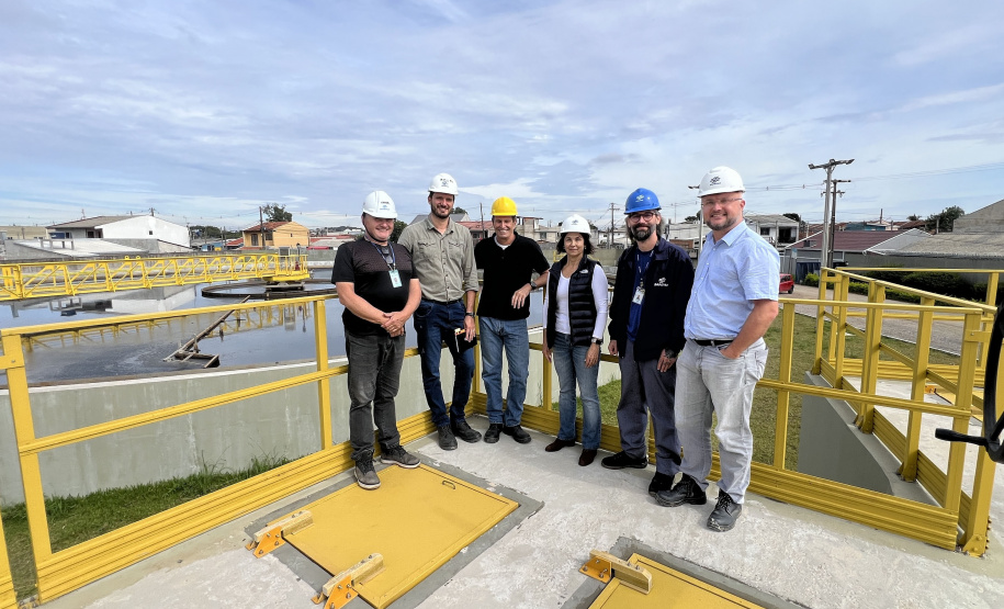 Obras na ETE Atuba Sul chegam à etapa final com eficiência e inovabilidade