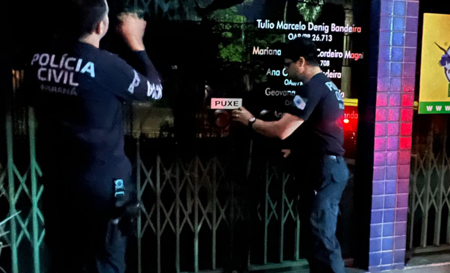PCPR cumpre nove mandados em operação que investiga desvio de R$ 2,5 milhões em Cascavel