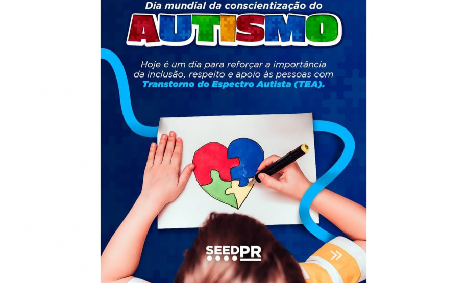 Dia Mundial da Conscientização do Autismo: rede estadual de educação acolhe professores e estudantes com TEA