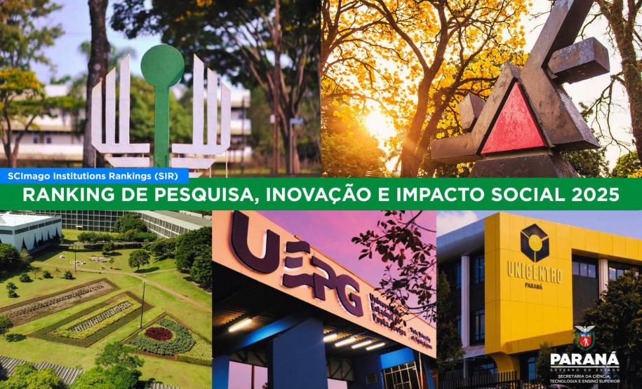 Paraná se destaca como polo de conhecimento com cinco universidades estaduais entre as melhores do Brasil
