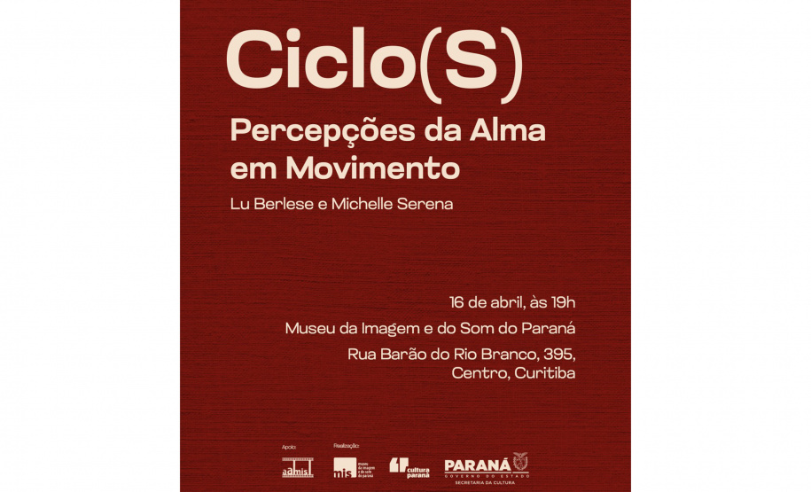 Exposição “Ciclo(s)” inaugura no MIS-PR com obras de Lu Berlese e Michelle Serena