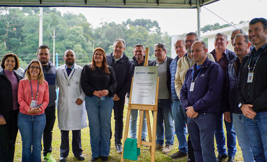 SANEPAR inaugura nova ETA que amplia o abastecimento de água em Tijucas do Sul