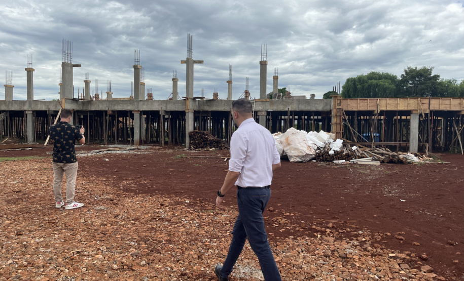 Secretário da Educação visita obras do novo CEEPA em Londrina, marco para a formação técnica no agronegócio