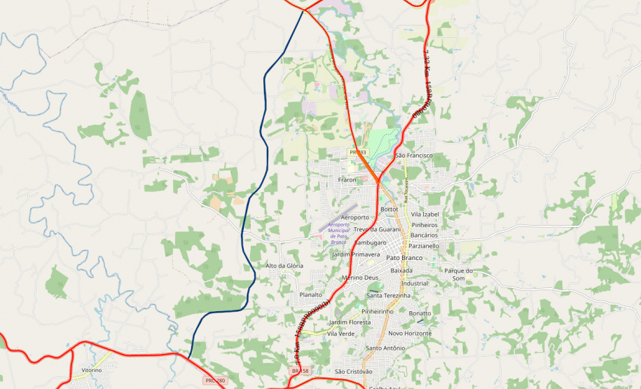 DER CONTORNO PATO BRANCO