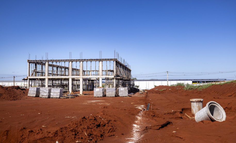 Obra de implantação de parque tecnológico do Tecpar em Maringá ultrapassa 25% de execução