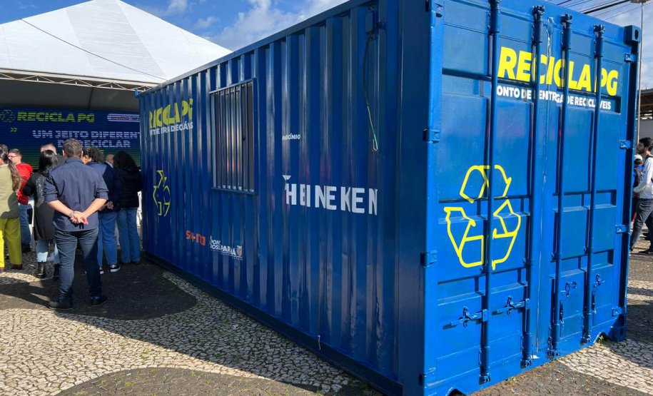Recicla PG, ligado ao programa Recicla Paraná, da Secretaria de Estado do Desenvolvimento Sustentável, foi inaugurado oficialmente nesta terça-feira (15) em Ponta Grossa